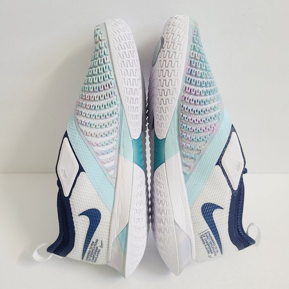 NEW Nike React Vapor NXT HC Tennis Shoes CV0724-102 Size 7 White Midnight Navy main image 4
